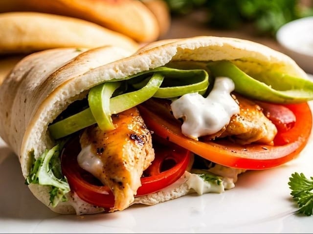 Grilled Chicken Gyro.