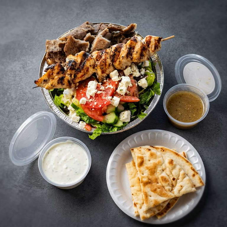 Delicious Gyro Platter Awaits
